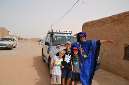 Moha (our guide) and the boys