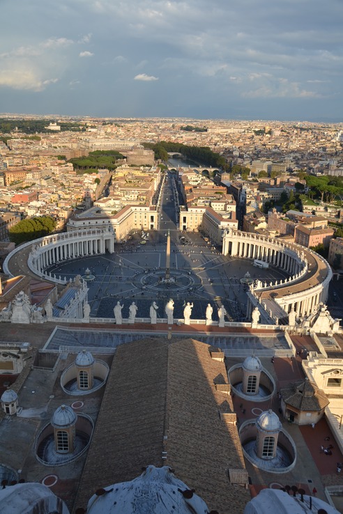 View from top of Vatican Dome