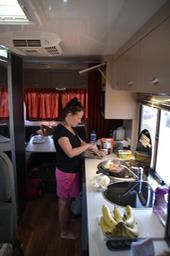 Cooking in the Motorhome