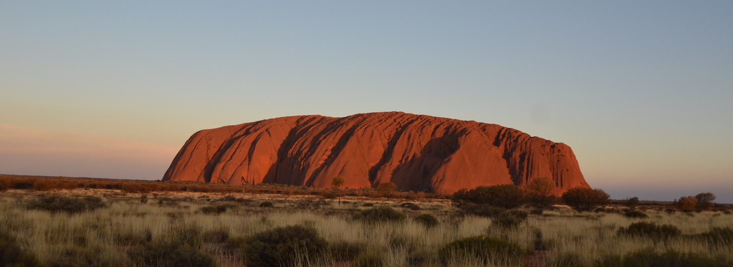 Uluru - changing colours as sunsets