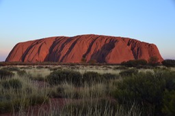Uluru - changing colours as sunsets