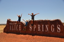 Back in Alice Springs