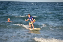 Quinn Surfing
