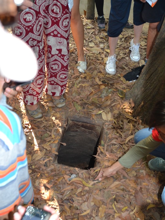 Entrance to tunnels - made bigger for tourists