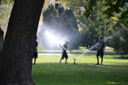 Cooling off in the Sprinklers