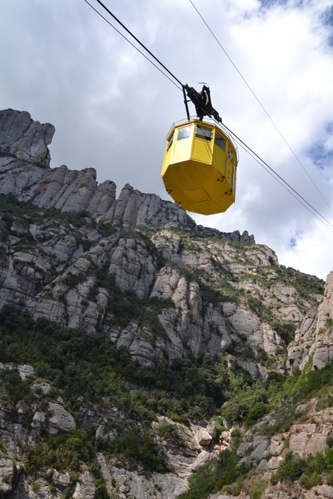 Cable Car to Montserrat Monastery